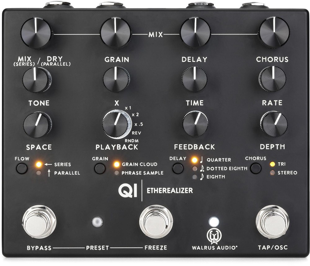 Walrus Audio Qi Etherealizer Multi-effects Pedal - Black