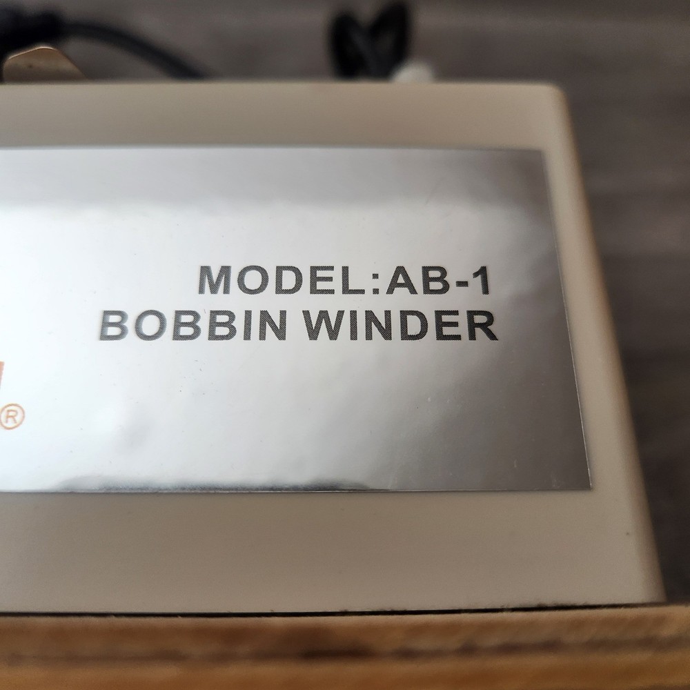 New Tech AB-1 Automatic Bobbin Winder Portable Sewing Machine Accessory White