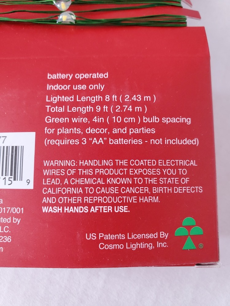Maker's Holiday 25 mini LED lights - 9 ft.