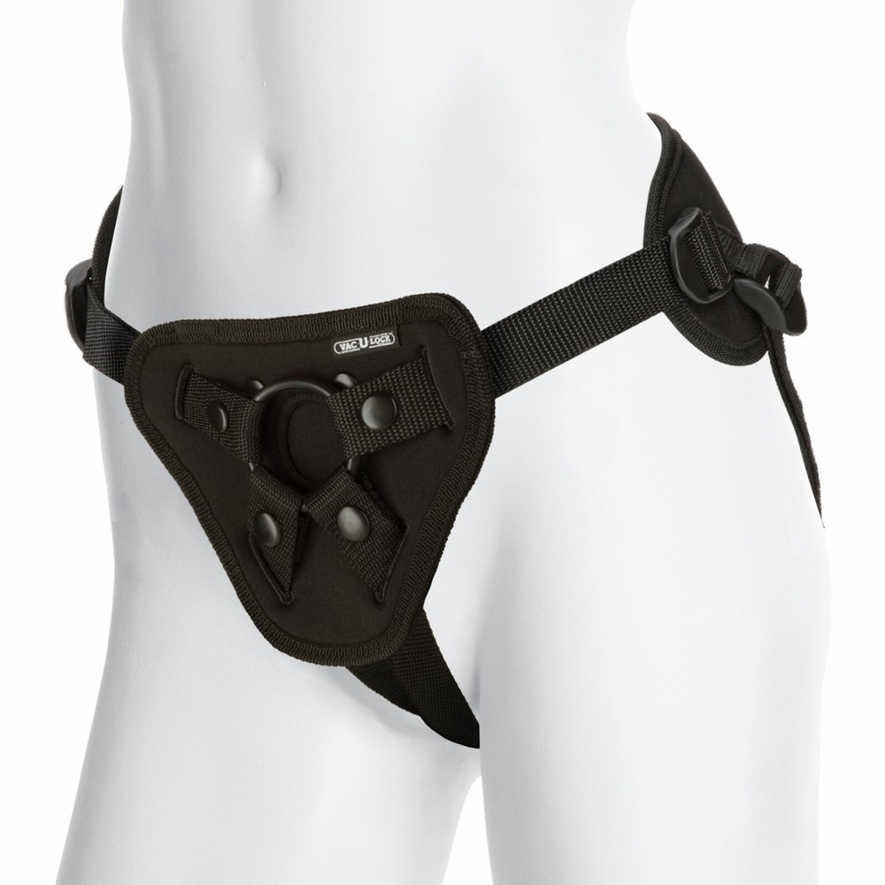 Vac-U-Lock Platinum Edition Luxe Harness Black Accessory, New