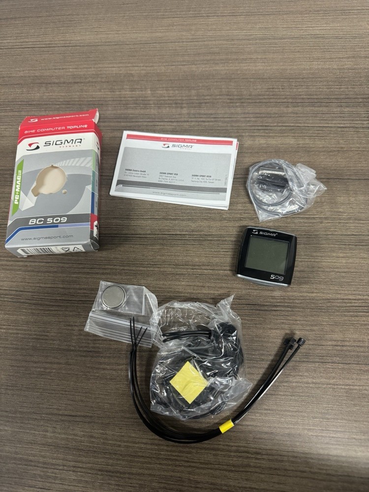 SIGMA Sport Germany BC 509 Cycling Computer **OPEN BOX**