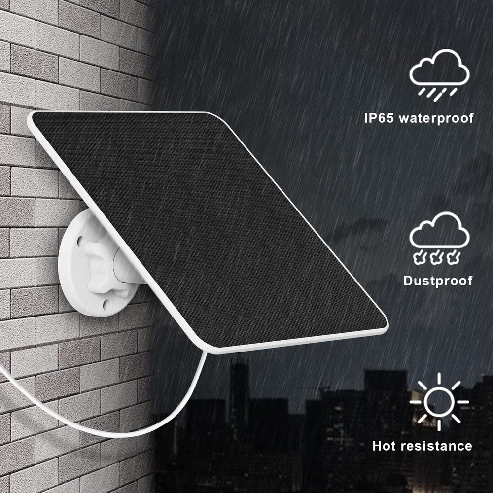 Solar Panel for Ring Camera, 5W Charger Stick Up Cam,...