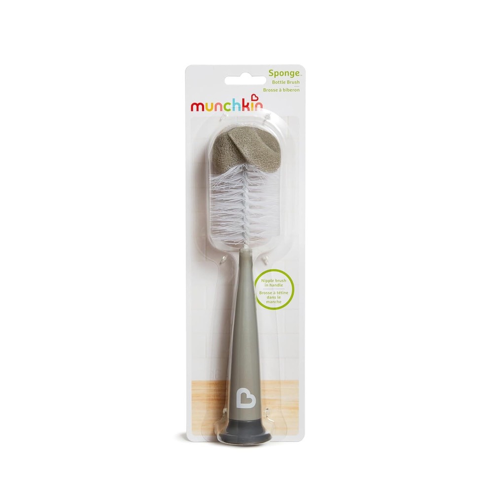 Bottle Brush, Modern Design, 2 Pack, Grey