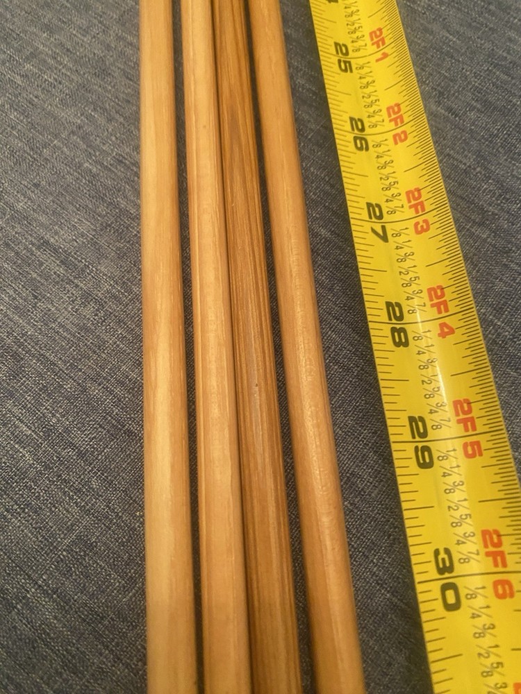 Muzzleloader Ramrod For 28” Barrel. 27 7/8”Lx 3/8”D ( Hickory)