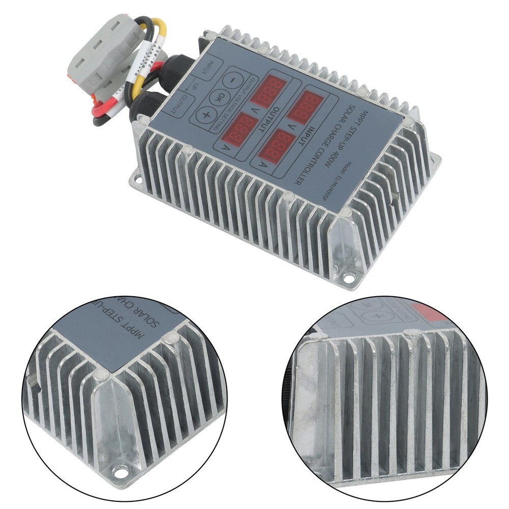 LABLT Waterproof Solar Panel Regulator Boost MPPT 24‑85V LED Display Adjustable