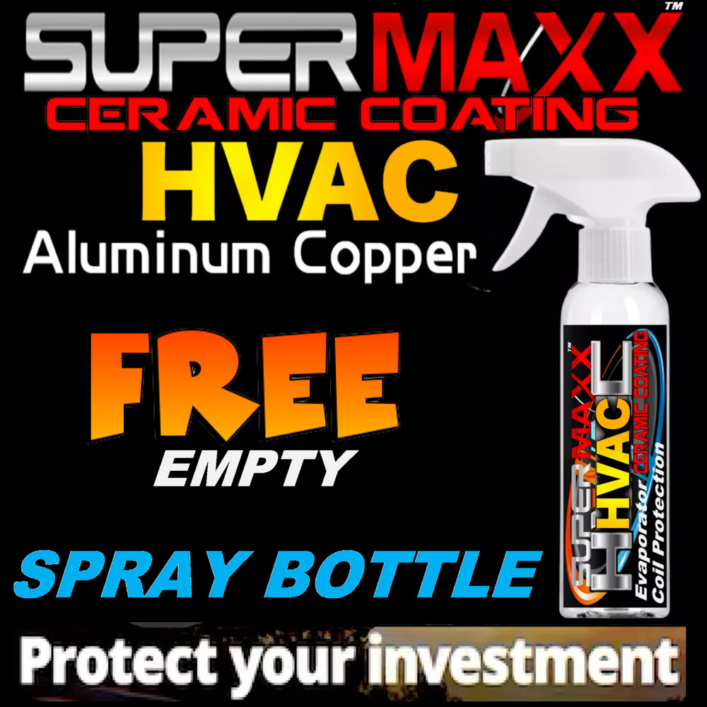 HVAC COIL CLEANER CERAMIC COATING PROTECTION FOR BETTER EFFICIENCY 16-OUNCE