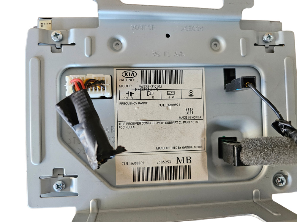 2014-2016 KIA Cadenza Front Dash Information Navigation Display Screen OEM