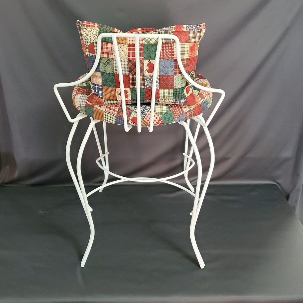 Vintage 1960's Wire Vanity Stool/ Chair