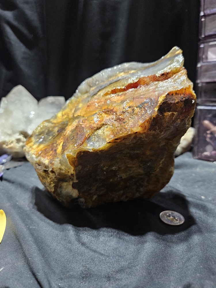 Plume Agate Multicolored Specimen Natural Form (6lbs 11oz)