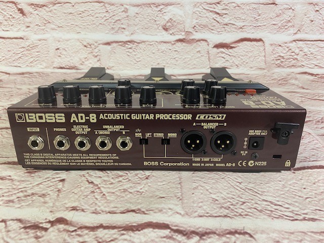 Boss AD-8 Acoustic Multi-Effect Guitar Processor Pedal fast ship with BOX