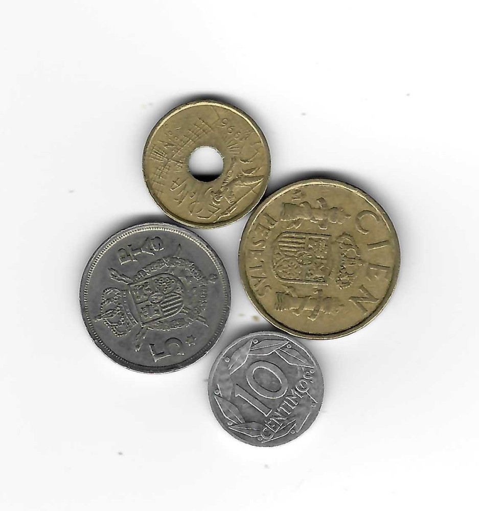 4 Coins from Spain