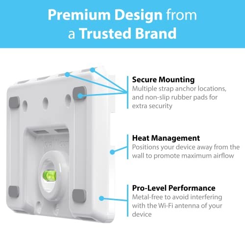 Universal Mount for Electronics – Adjustable Strap Wall Mount for Your