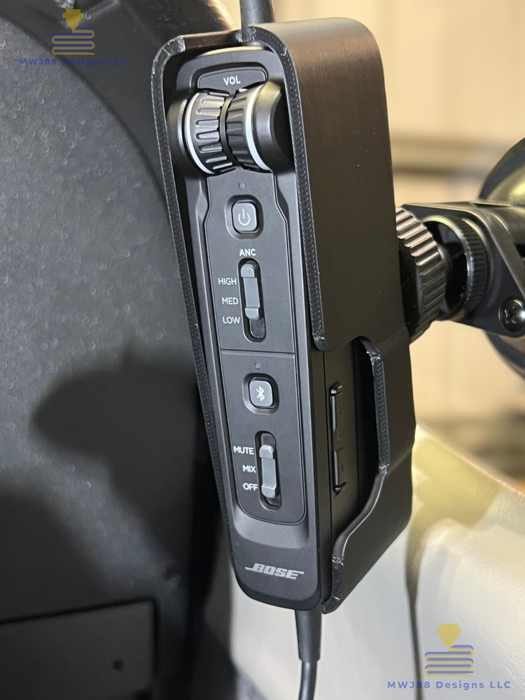 Suction Cup Mount For Bose A30 Aviation Headset Controller