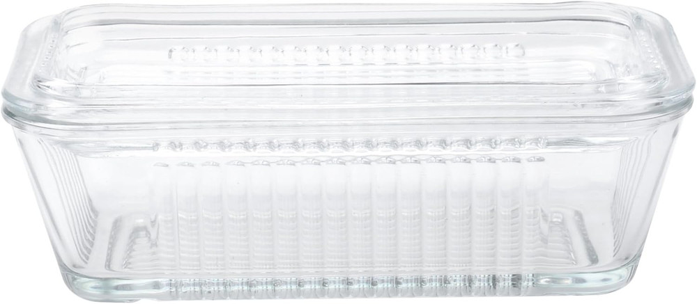 Multi Function Butter Dish, 6-Inch, Clear