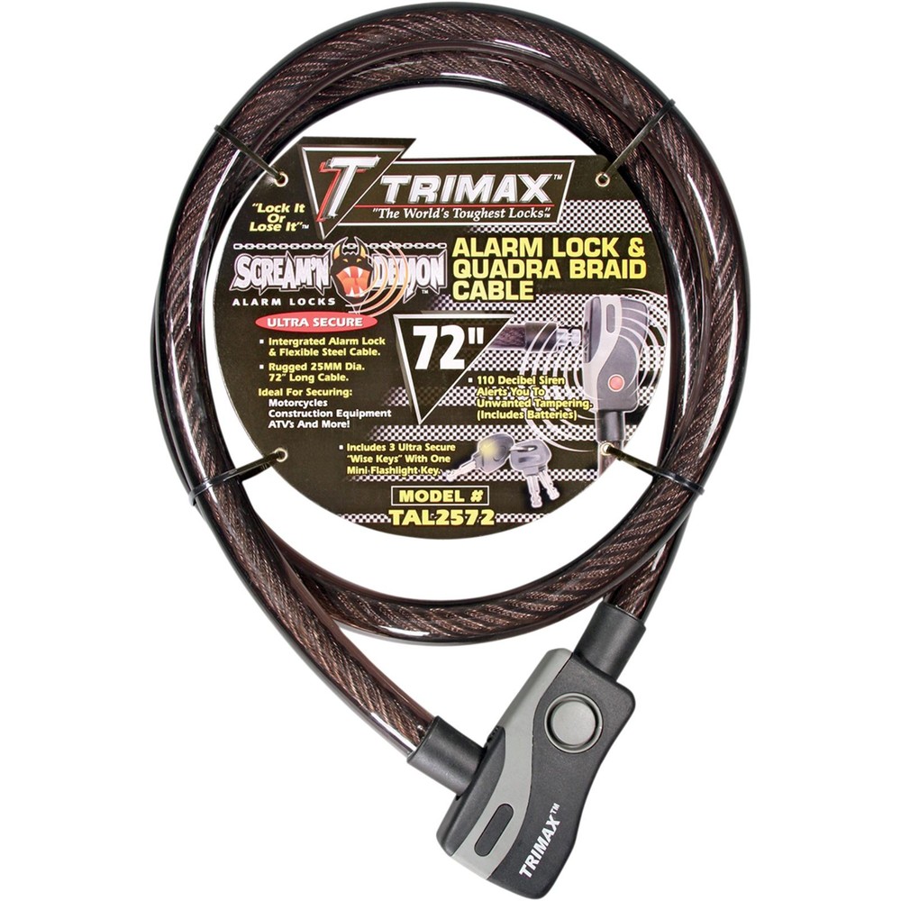 Trimax Alarm Cable Lock TAL2572