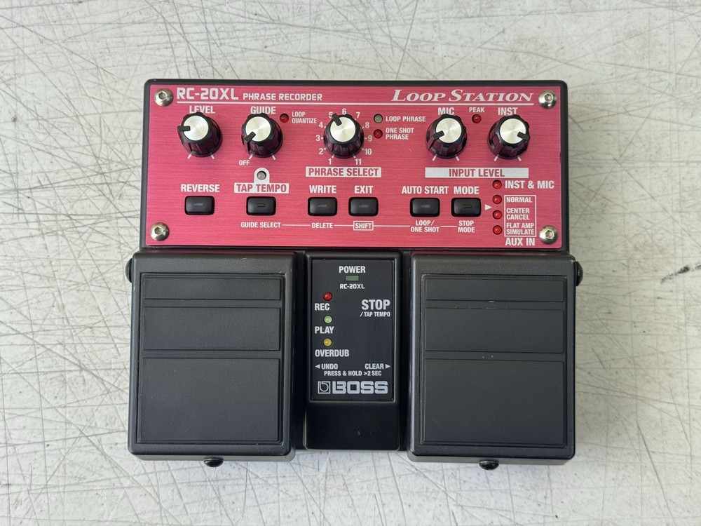 Boss RC-20XL Loop Station Phrase Recorder Sampler Pedal CIB