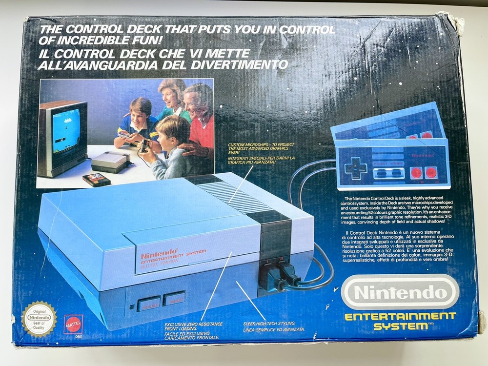 BOXED 🔥 Nintendo Entertainment System NES Control Deck Console + 2 Controllers