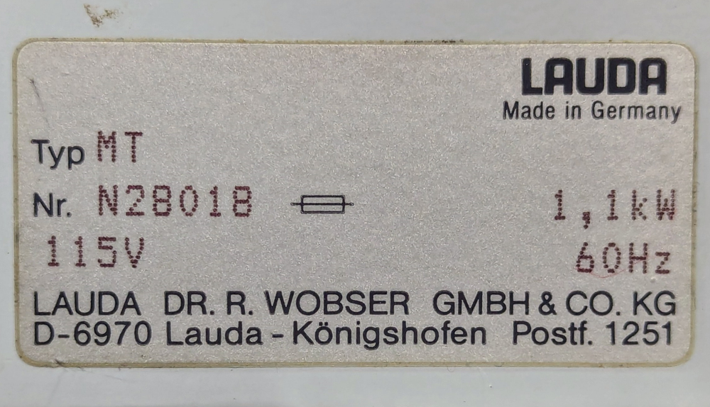 Lauda MT Immersion Circulator