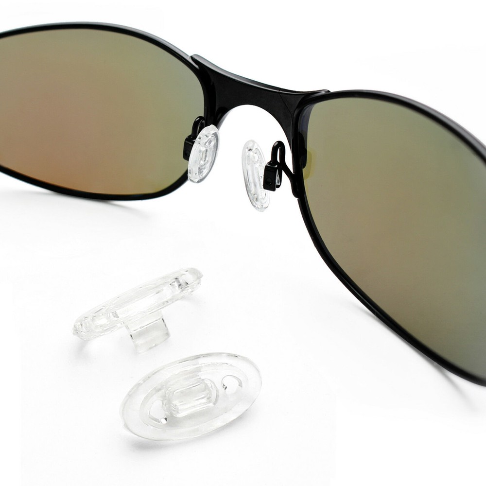 Lenslog Clear Replacement Nose Piece For-Oakley Plaintiff / Squared Sunglass