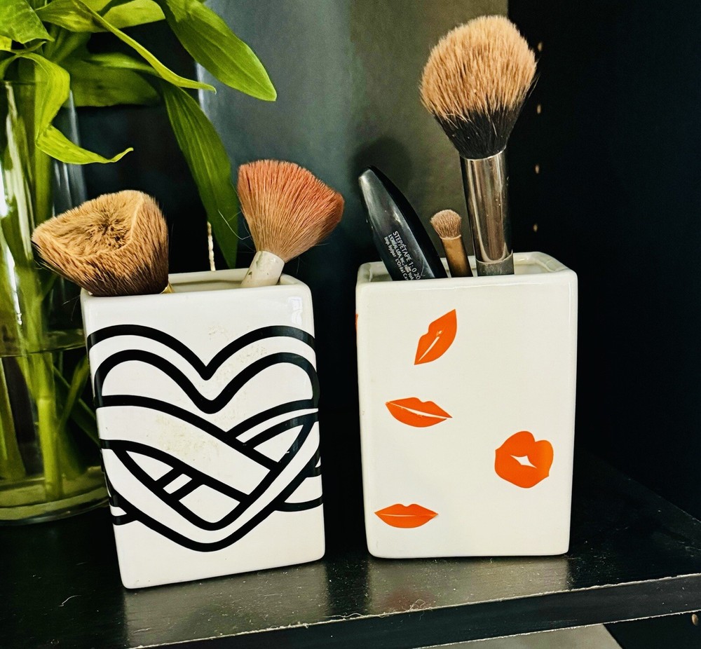 Makeup Brush Holder Cup Set