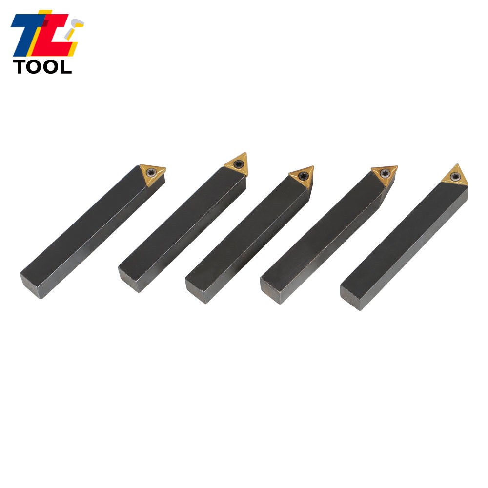 5-Pc 3/8" Lathe Indexable Carbide Insert &Turning Tooling Bit Holder Set