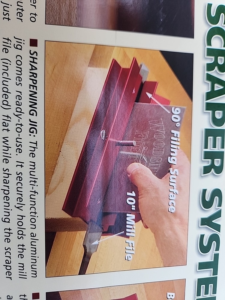 Woodworking Sharpening Jig And Scraper System Woodsmith