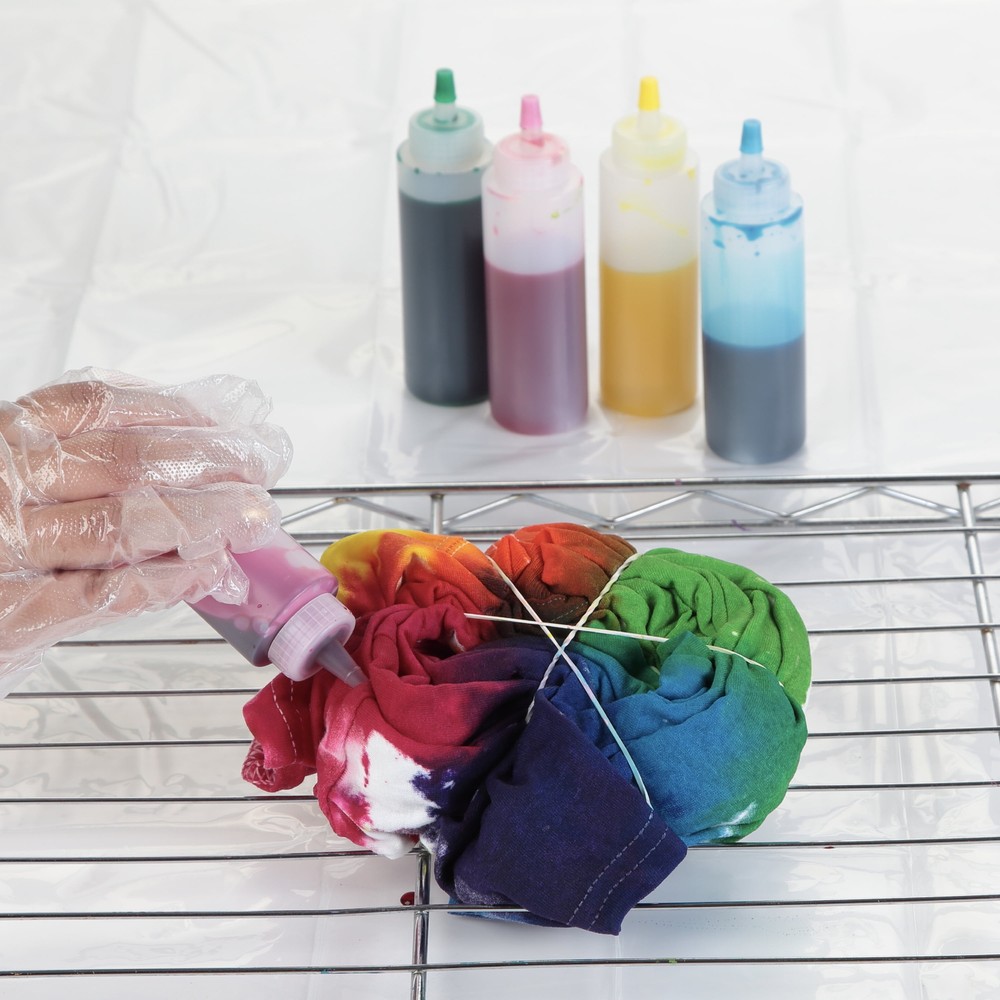 Practical,Minimalistic,Create Basics 10 Color Tie Dye Kit, Rainbow Colors