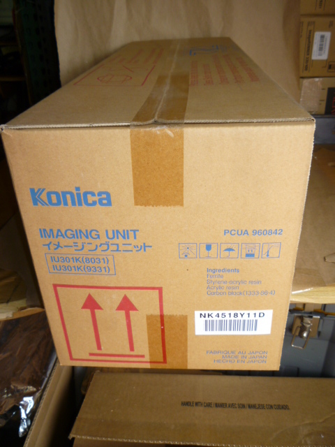 KONICA 960482, IU-301K IMAGING UNIT BLACK ORIGINAL