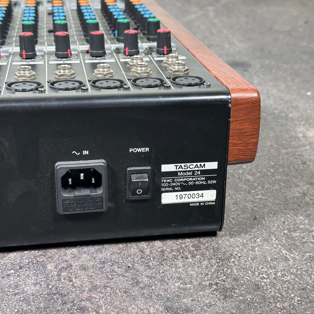Tascam Model 24 Live Recorder & Mixing Console With Audio Interface; AS-IS