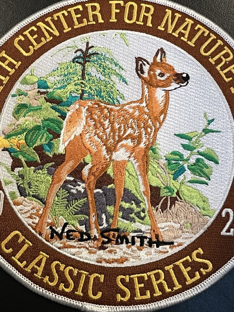 2022 NED SMITH CENTER FOR NATURE AND ART PATCH 6”DIAMETER
