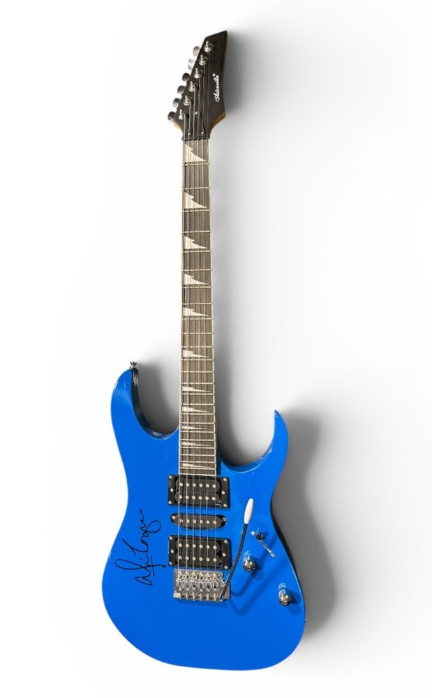 Alice Cooper Signed Electric Guitar Beckett Authenticated