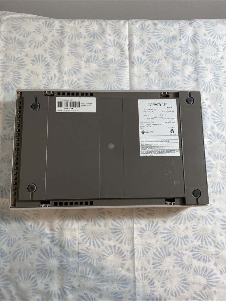 Paradyne Comsphere 3810 Plus External Modem 3980-A2-201 Rev 10 Tested - Working