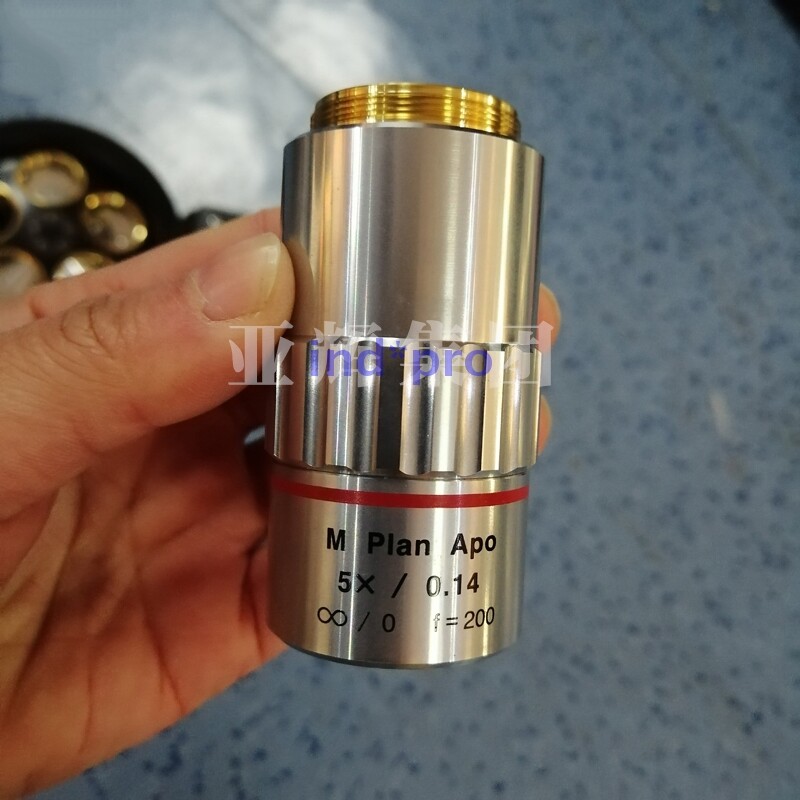 For Used M Plan Apo 5X0.14 Microscope Objective Lens