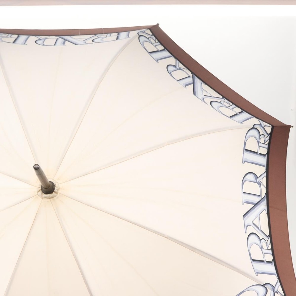 PRADA Umbrella Polyester Ivory Auth 151377