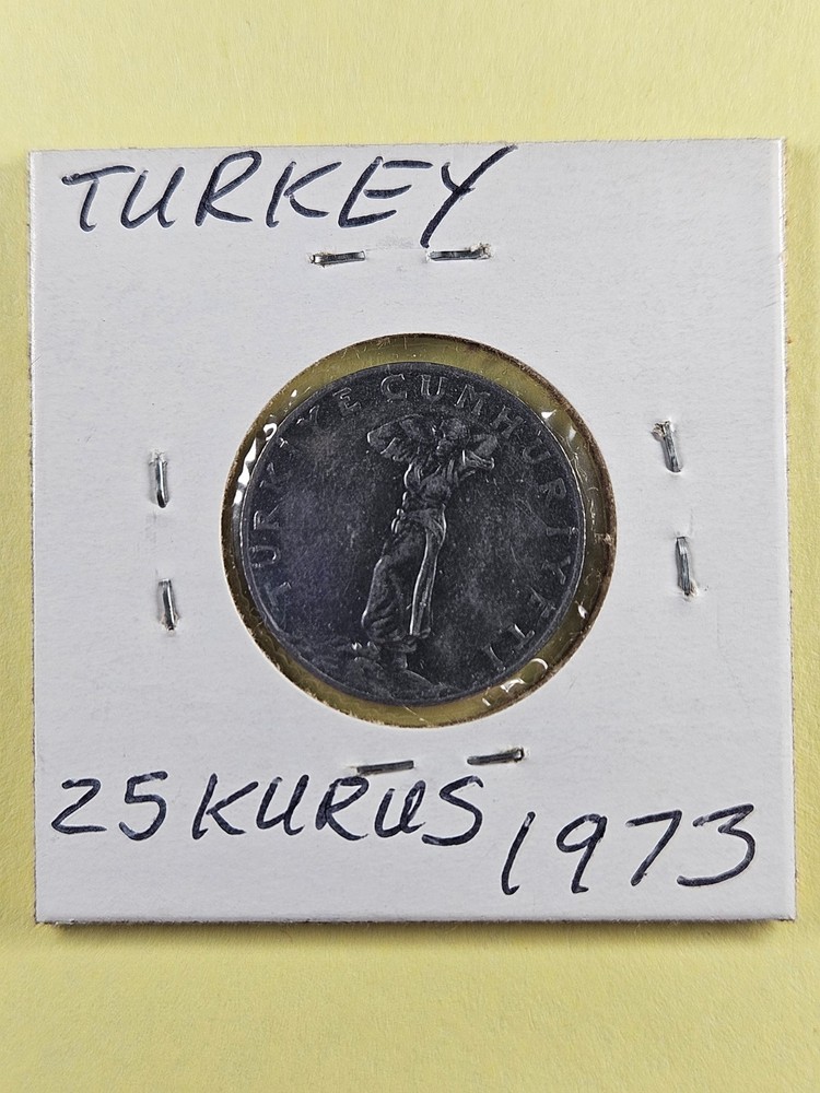 COINS - TURKEY - 25 KURUS 1973