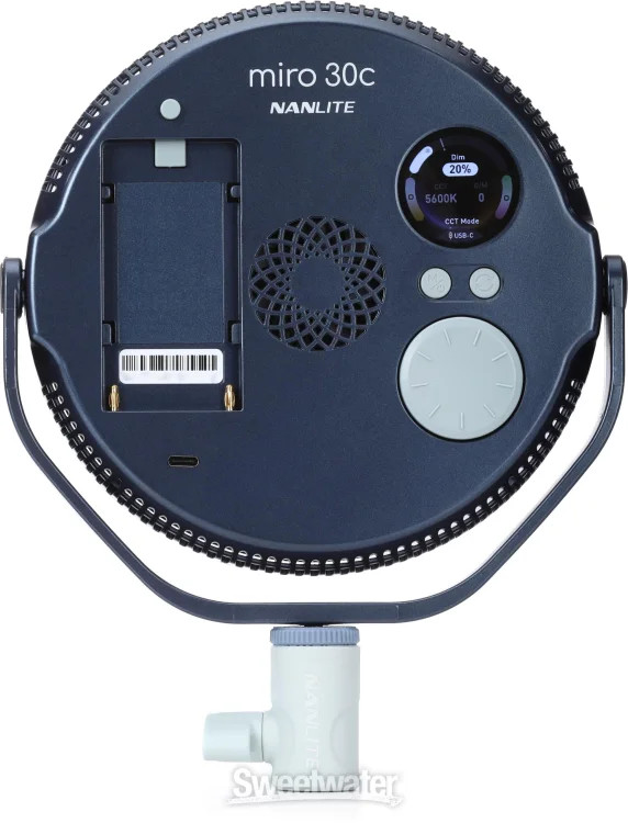 Nanlite Miro 30C LED Color Light - Midnight Blue
