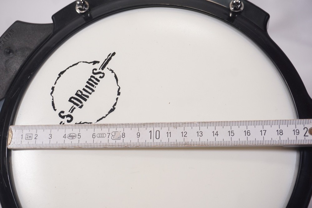 S-Drums Drum Percussion Practice Pad With Stand Practice Pad