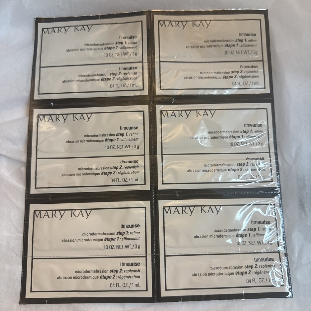 Mary Kay Timewise Microdermabrasion Samples Set If 6 2 Step