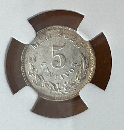 1904MO -M- MEXICO 5C_ NGC MS 64