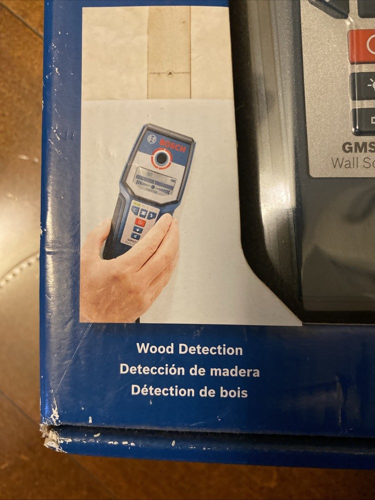 Bosch GMS120 Professional Digital Multi Wall Scanner w/ 9V Battery & Hand Strap