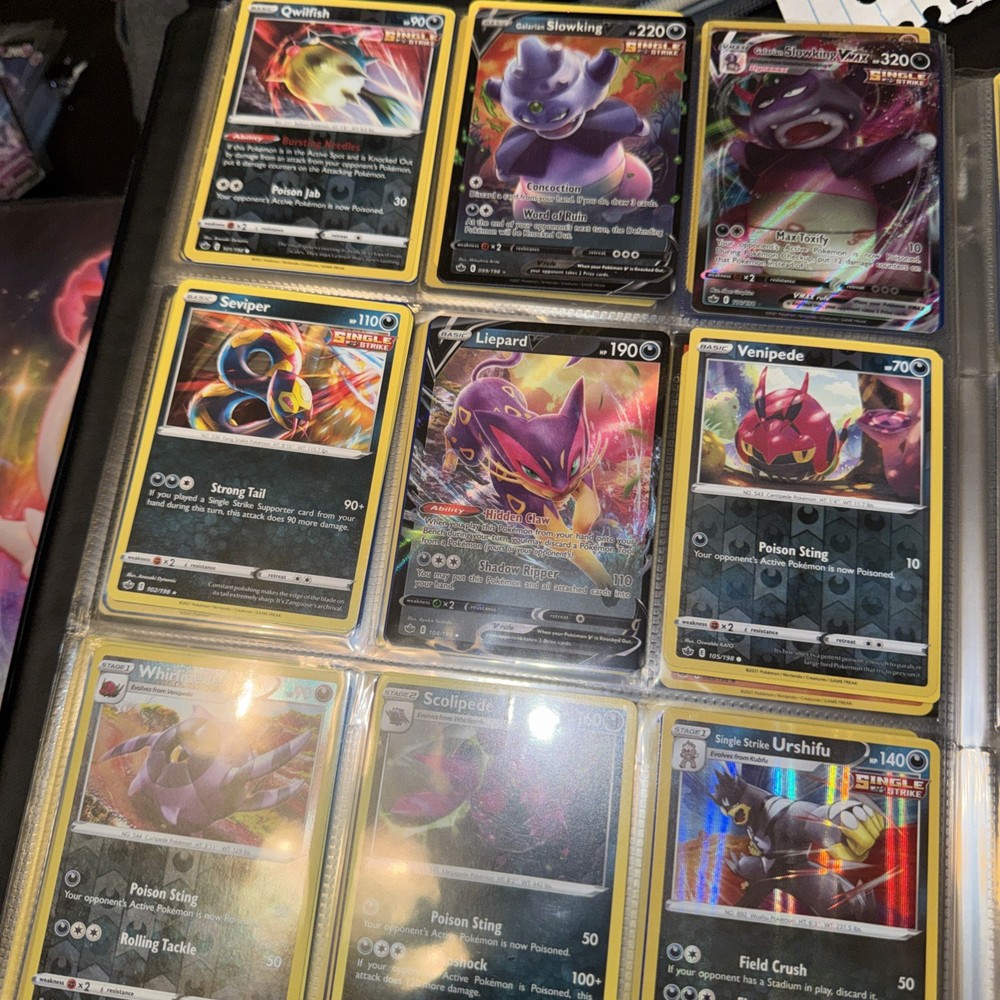 Pokemon Chilling Reign Master Set Near Complete SWSH