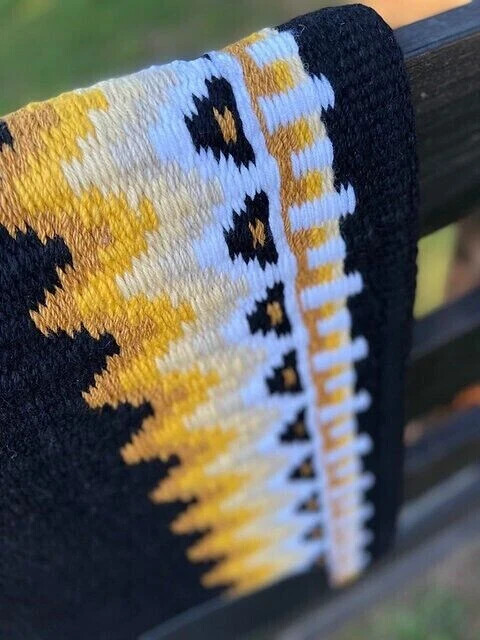 Fancy Wool Western Saddle Show Blanket Horse Handmade (Customization Available)