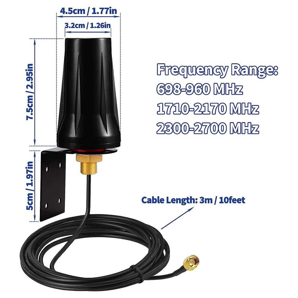Spypoint Long Range Antenna Link MICRO Evo solar 4G Longest Range SMA-Male