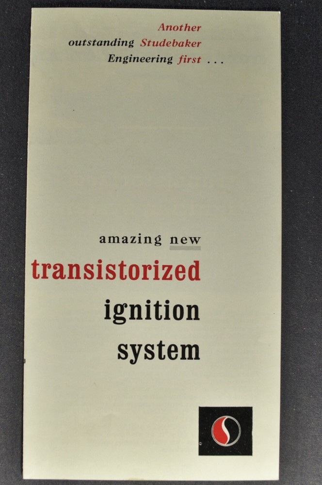 1965 Studebaker Transistorized Ignition Brochure Daytona Excellent Original 65