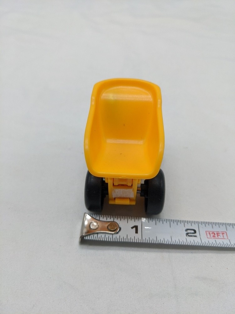 Toy State Yellow Plastic Dump Truck 2"