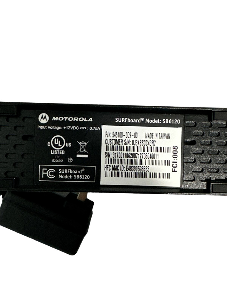 Motorola SURFboard SB6120 Modem