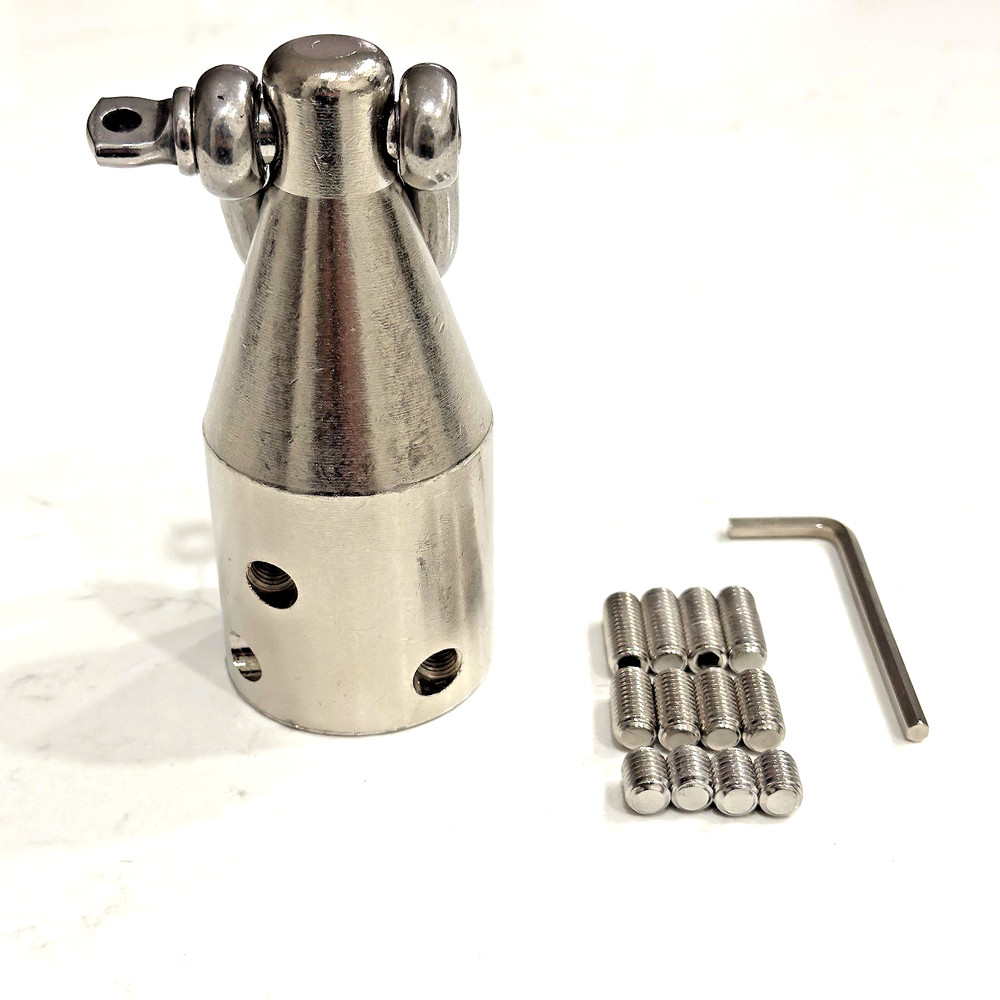 Wire Pulling Grip, 69705 Jr. Wire Puller Attachment Head, Electrical Cable Tool