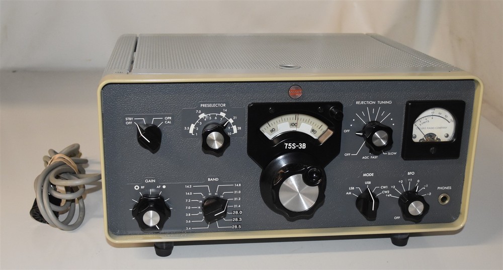 COLLINS 75S-3B HF RECEIVER ROUND EMBLEM