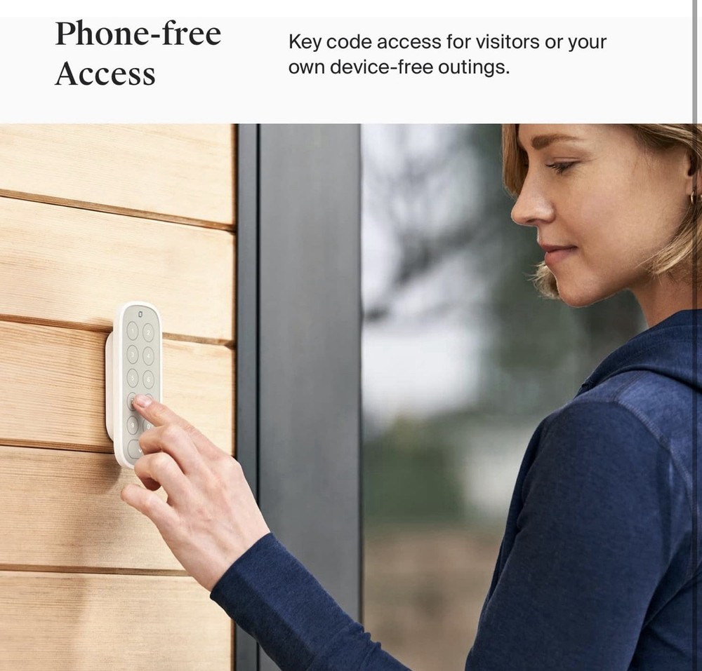 Keypad - Compatible with Any Lock or Bolt - Weatherproof with LED Backlight - B