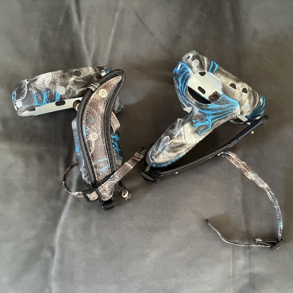Silicone Cover Shell for Oculus VR - Black and Blue Skeletons Pattern